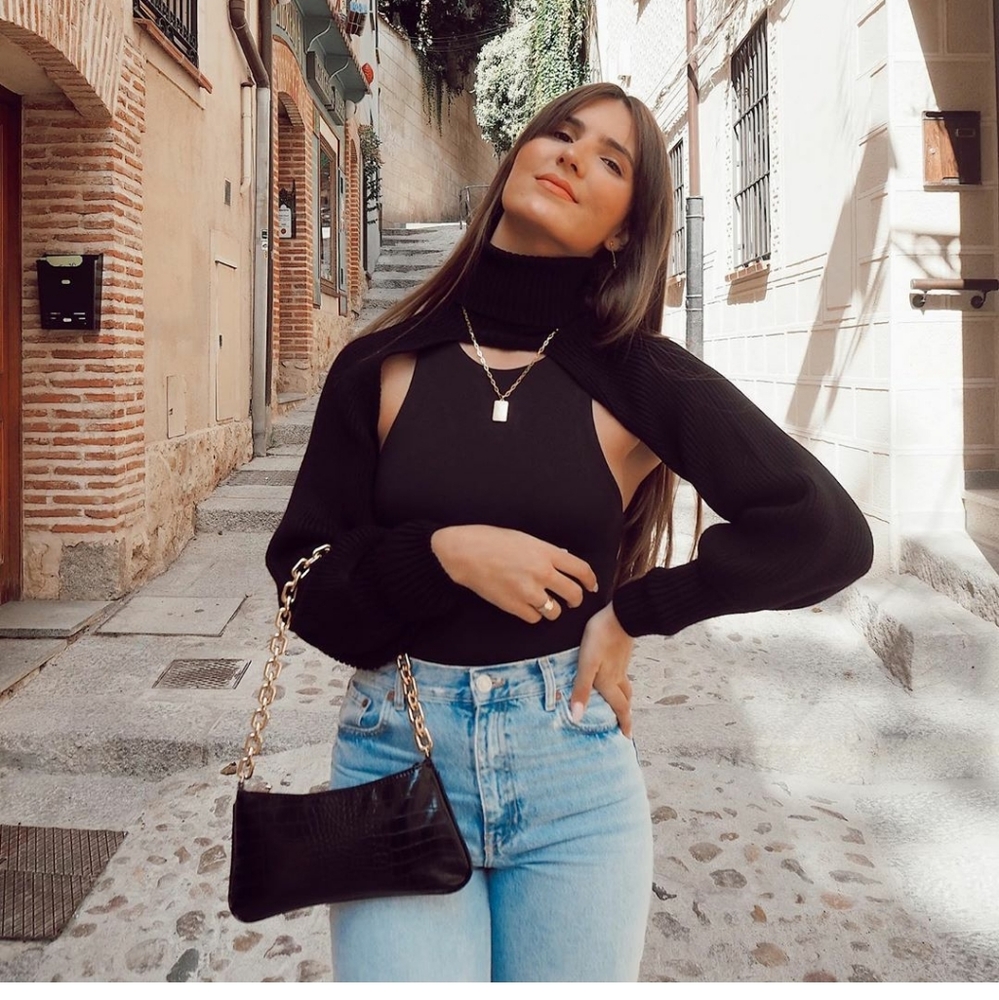 Zara turtleneck  sleeves top - Picture 6 of 16